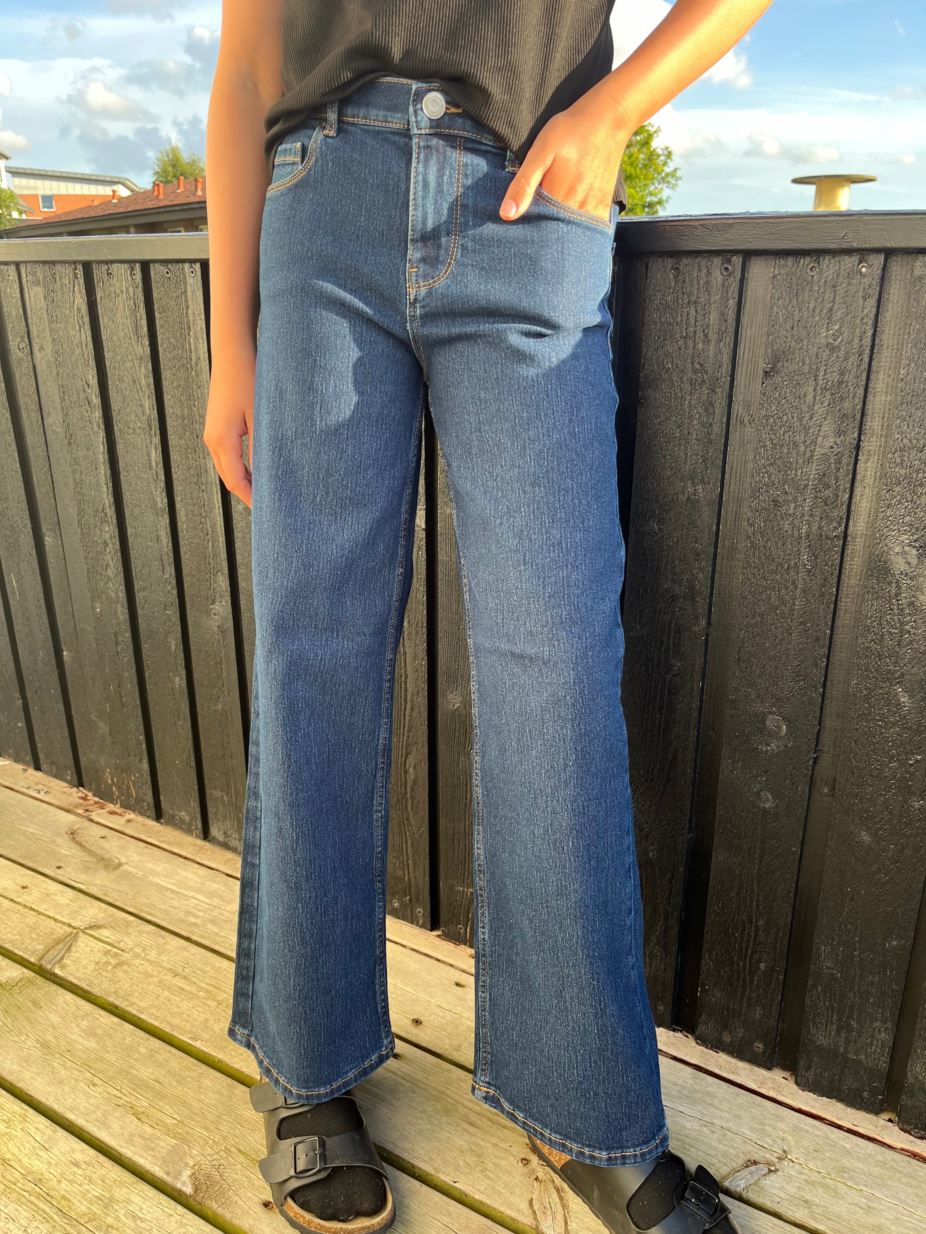 VMDAISY Girl Jeans - Dark Blue Denim